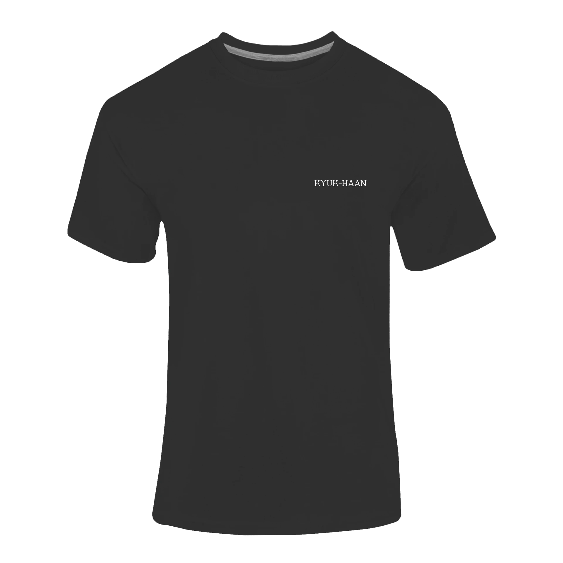 T-Shirt Men Black Back Design