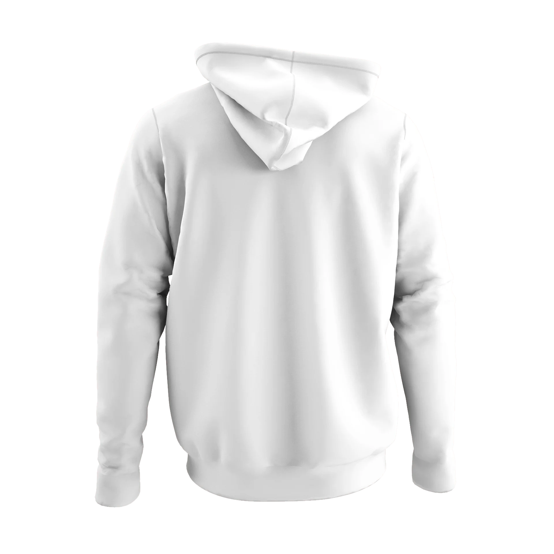 Hoodie Men White Front Design