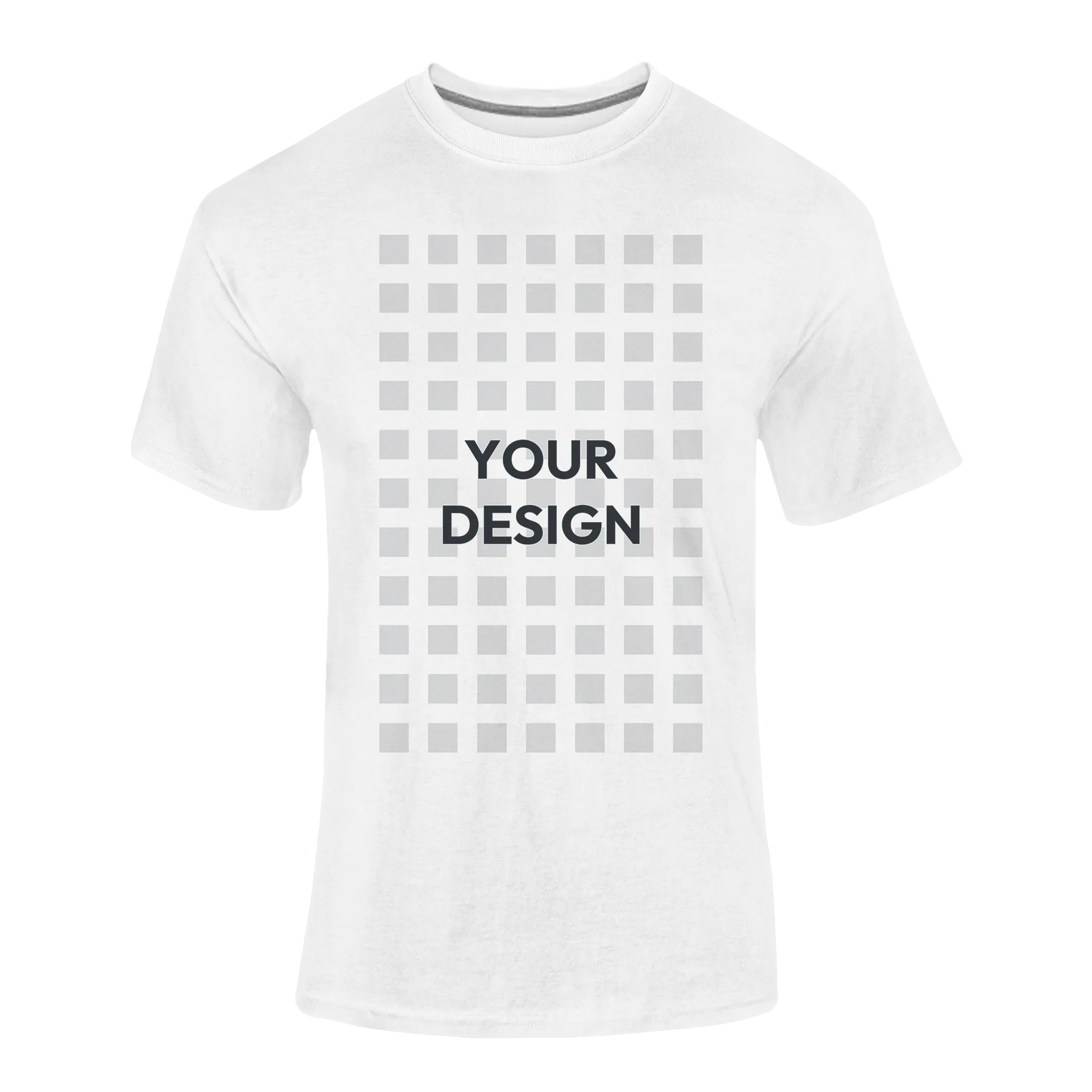 T-Shirt Men White Front Design