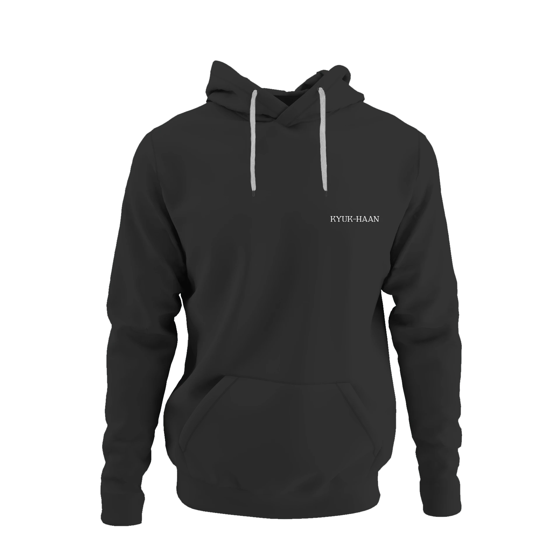 Hoodie Men Black Back Design