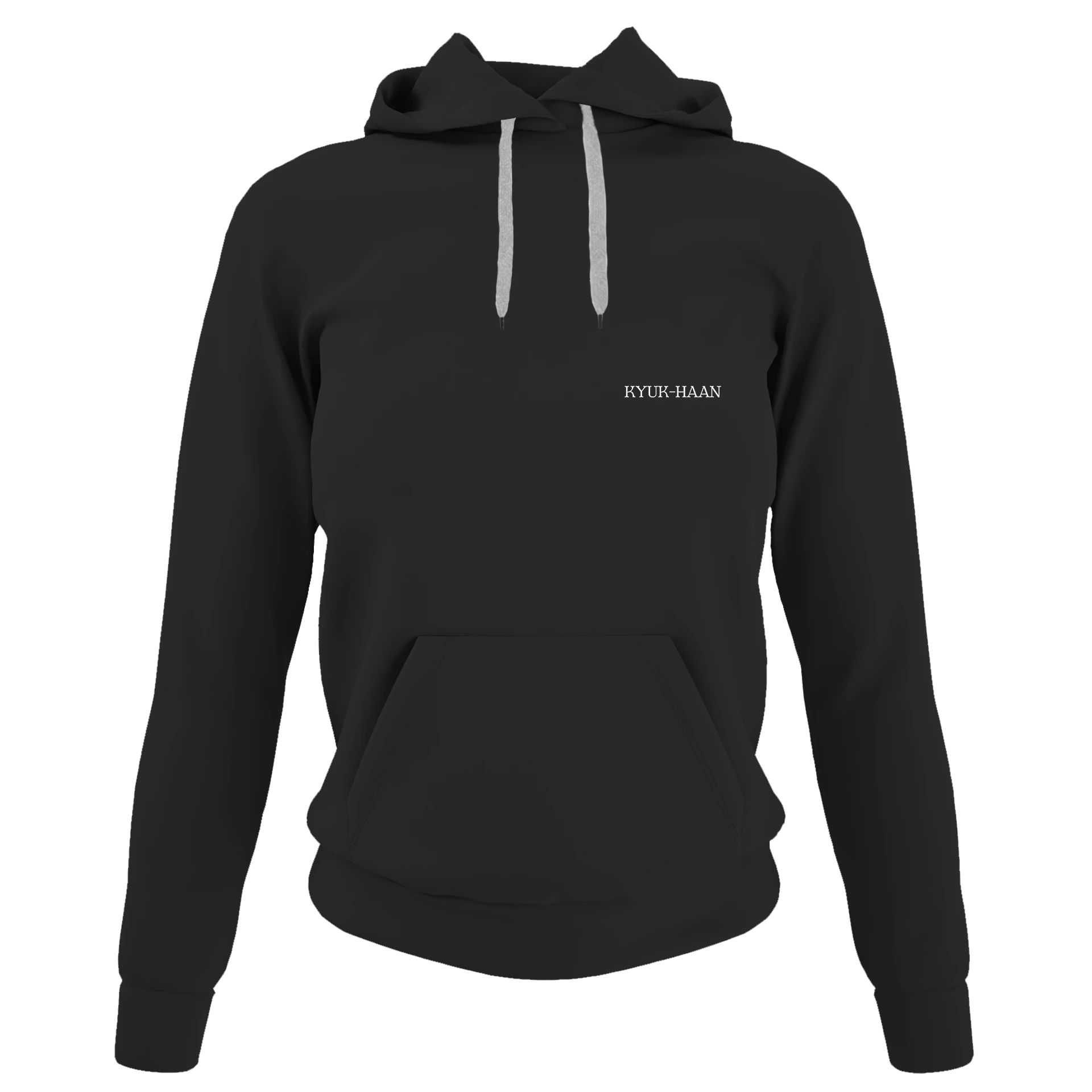 Hoodie Women Black Back Design