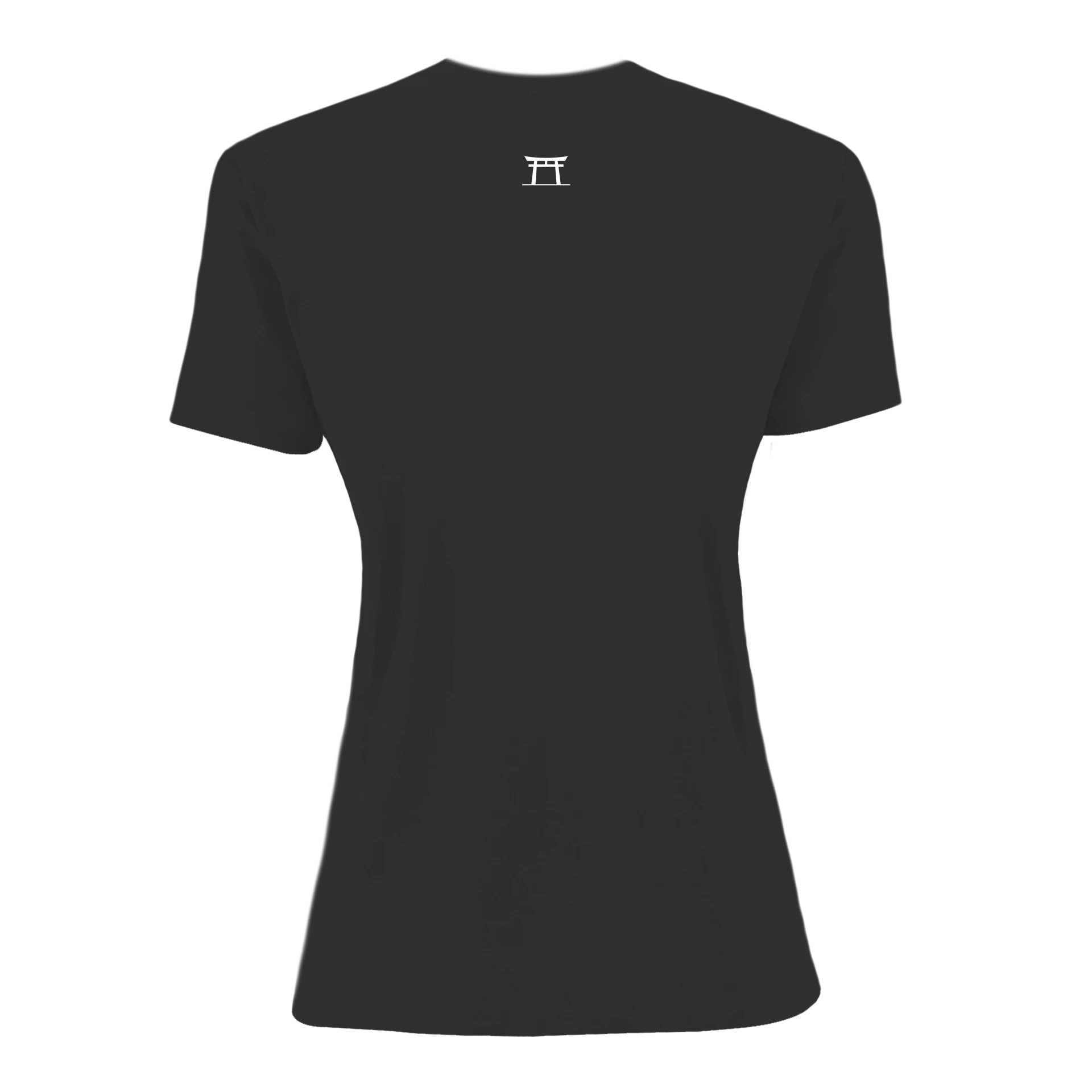 T-shirt Women Black Front Design